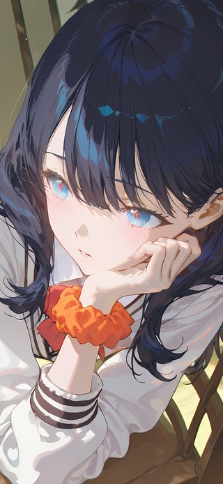 可爱黑丝少女
