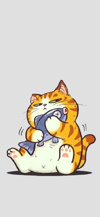 摸鱼的一群猫咪