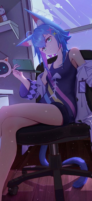 宅女的电脑房间