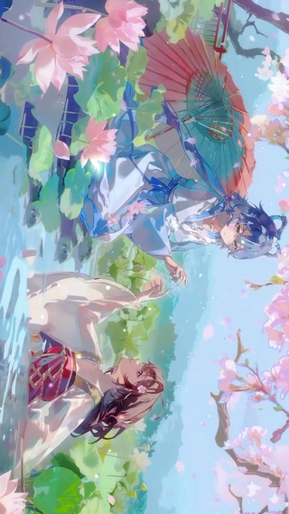 两个女孩