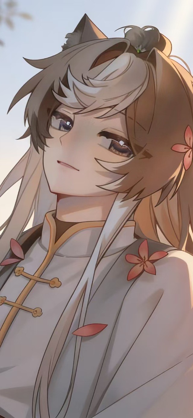 夕阳下的少年
