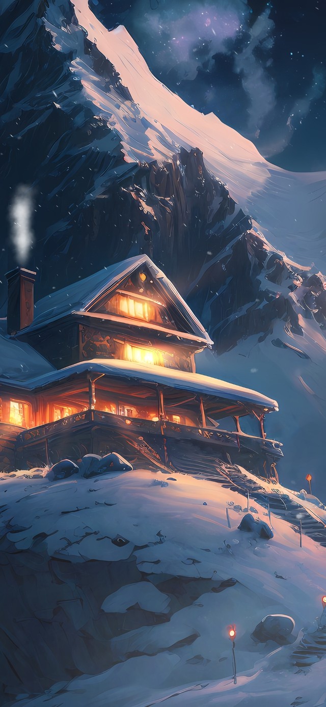 暴风雪中的旅馆