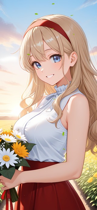 午后向日葵少女