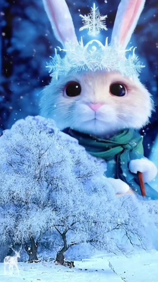 雪中兔兔