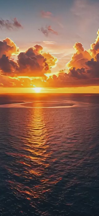 海边晚霞