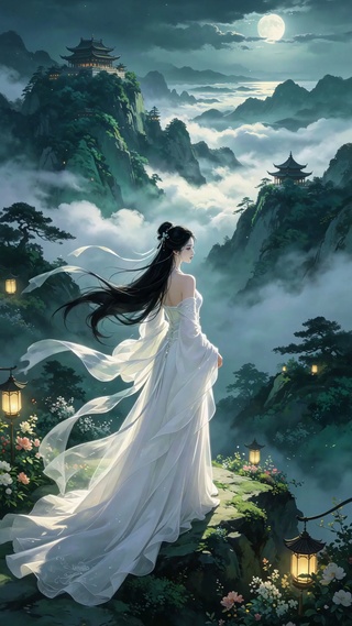 仙境美女壁纸
