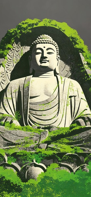 极简桌面佛祖