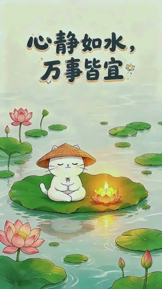 心静如水，万事皆宜