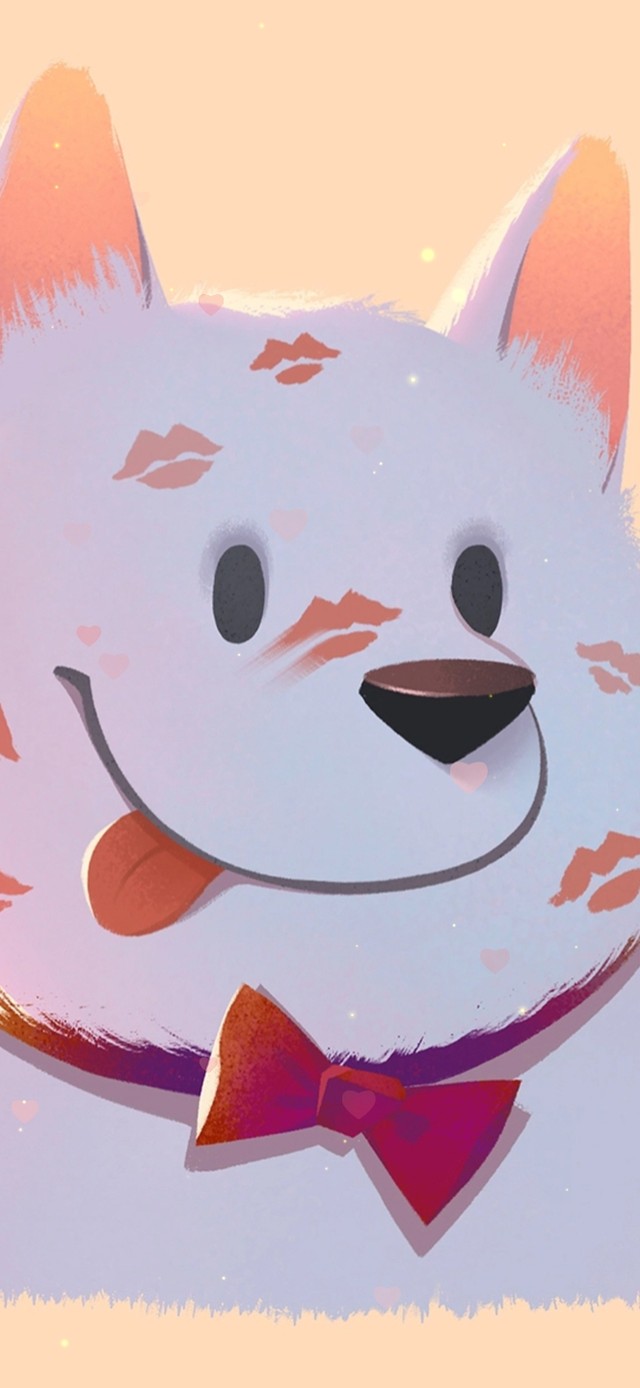 可爱萨摩耶狗狗