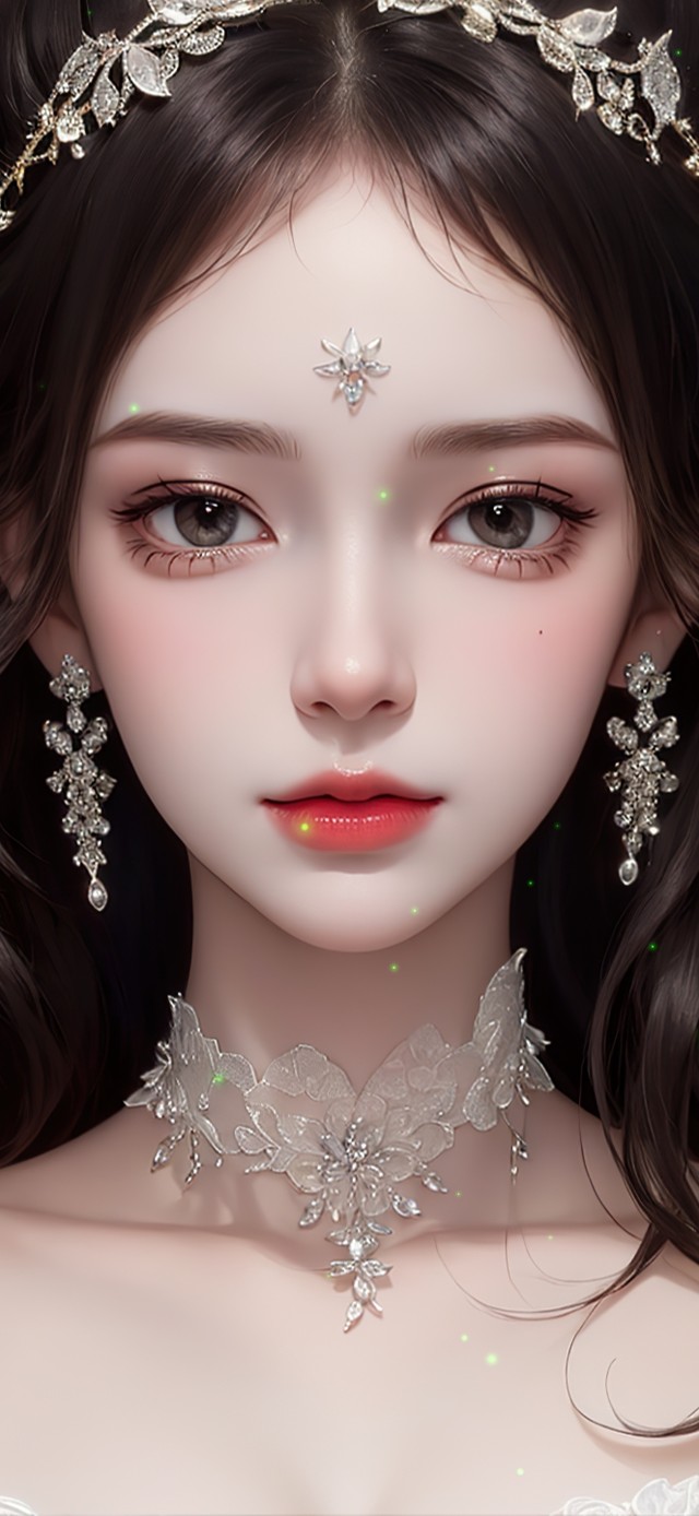 小清新婚纱少女