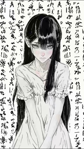 白裙少女（作者：千命门）