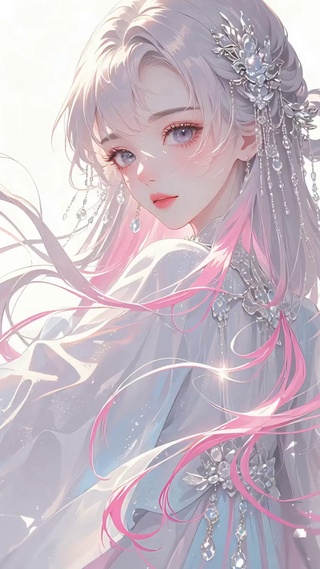 二次元动漫治愈系美女