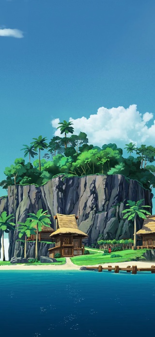 夏季海岛