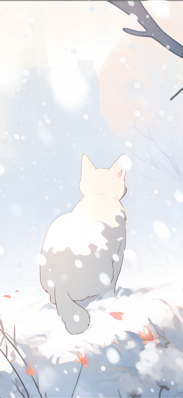 雪中猫咪