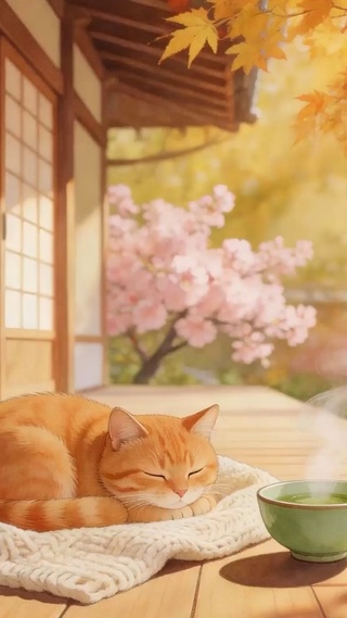 树下休闲猫咪