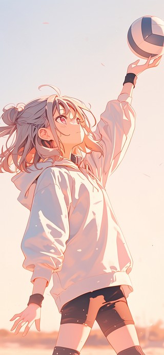 唯美排球少女
