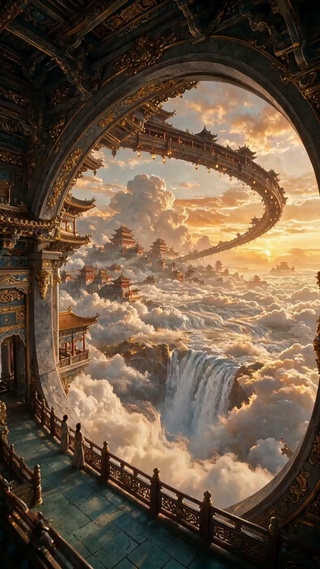 云端天宫胜景