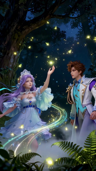 荧光森林大乔孙策