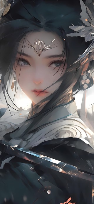 武侠风女孩(美女手机动态壁纸) - 美女手机壁纸下载 - 元气壁纸