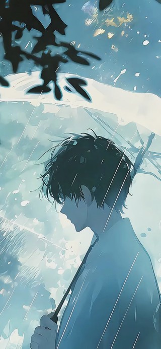 雨天少年
