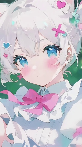 绿氧失重少女