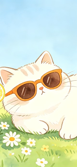 休闲的大肥猫