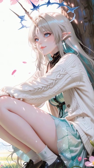 秋日枫林女孩-卡提西娅