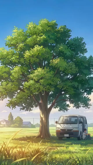 树荫下