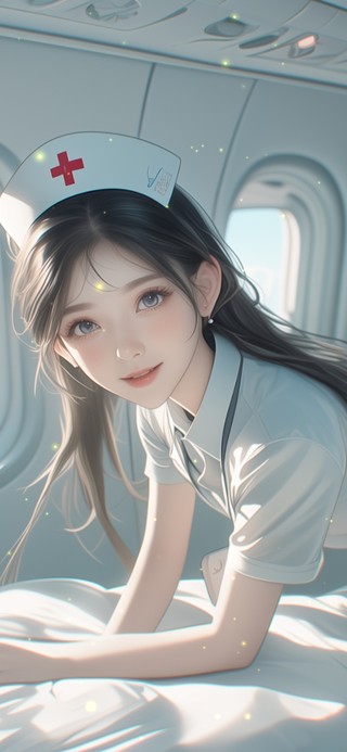 她的笑容温暖如春风