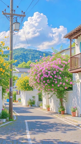 春日限定花满街巷