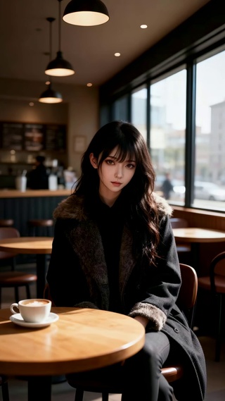 咖啡馆里的静谧时光