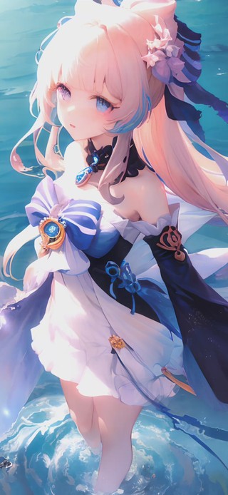 清纯可爱二次元美少女