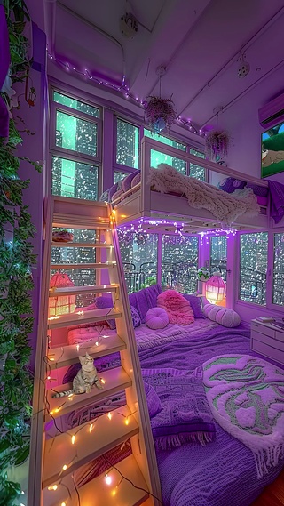 紫色房间