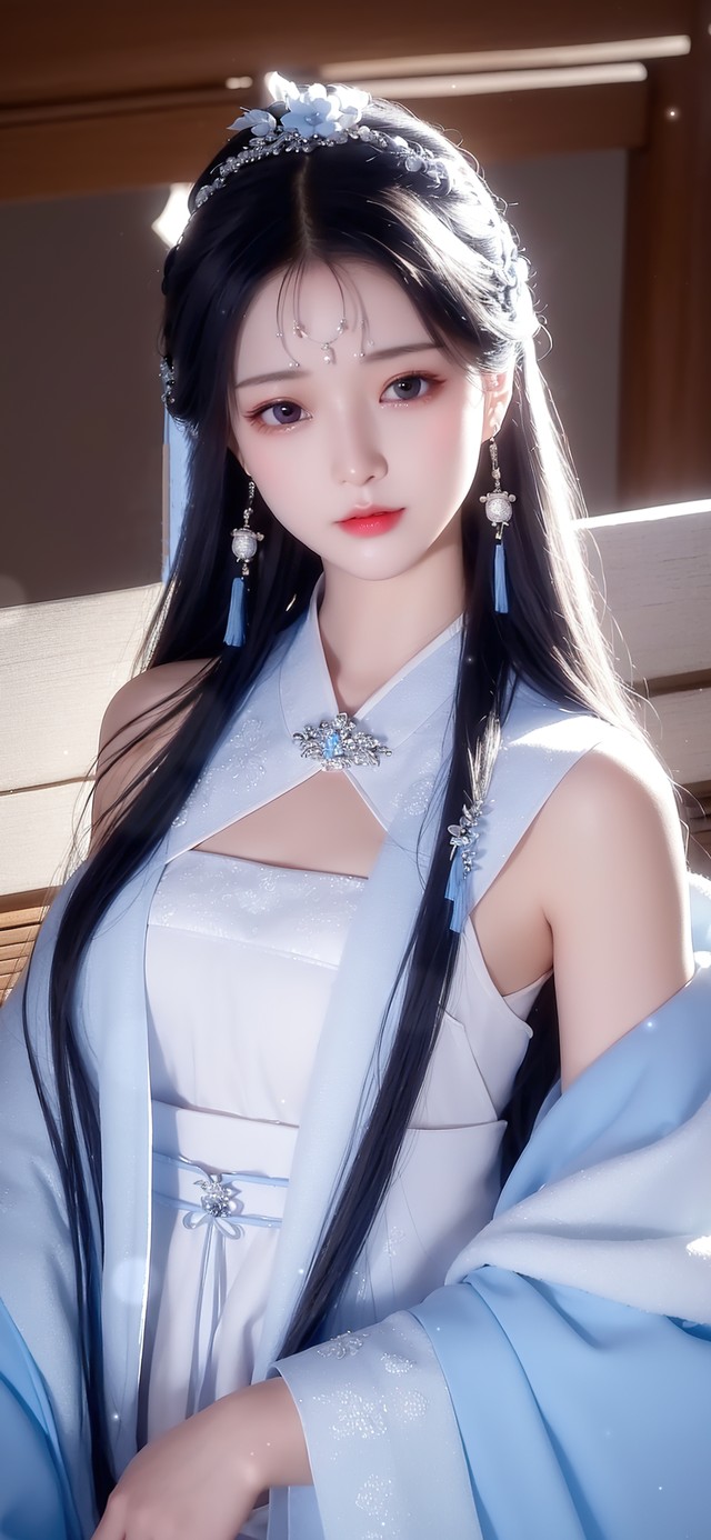 4K唯美清纯气质古风女神