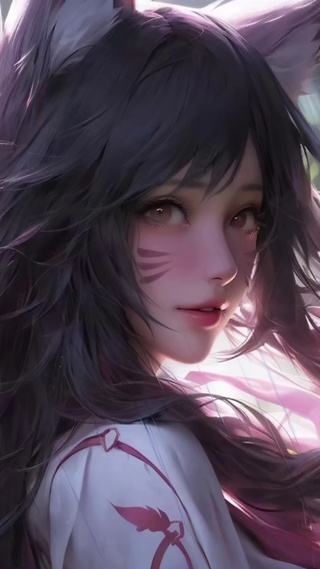绝美狐耳和风少女
