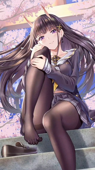 樱花下的女孩4k