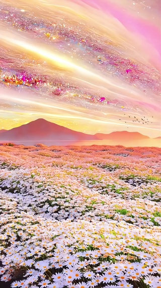 温柔浪漫的花海