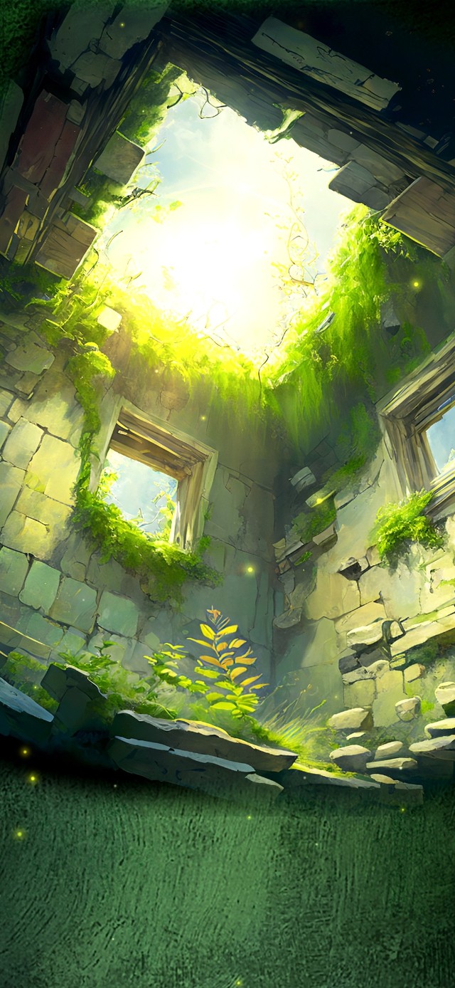 4K天井之光（护眼油画）