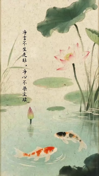 锦鲤好运壁纸