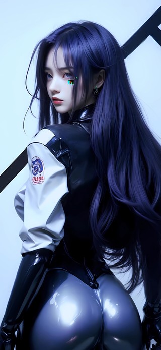 赛博美女