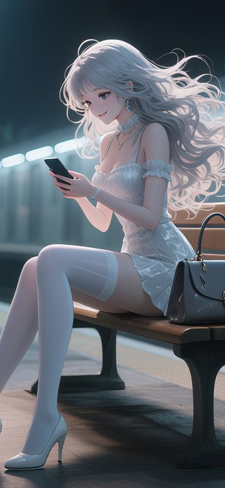站台小憩