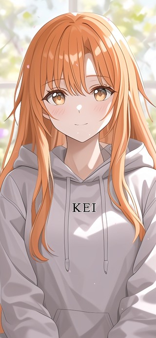 唯美花朵房间女孩