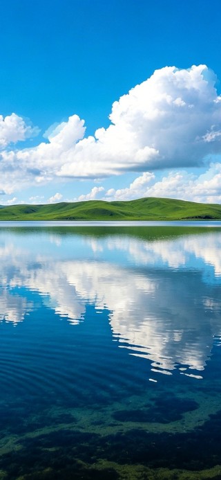 湖光三色