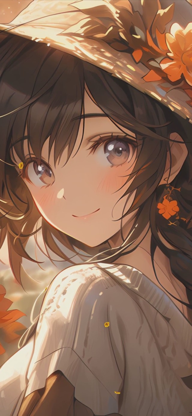 秋季女孩