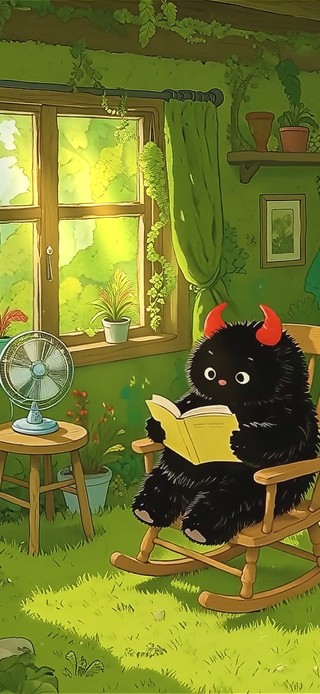 森林小屋的治愈时光（时钟版）