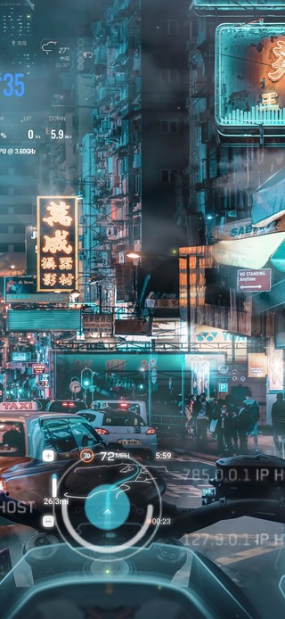4K繁华城市街道数据