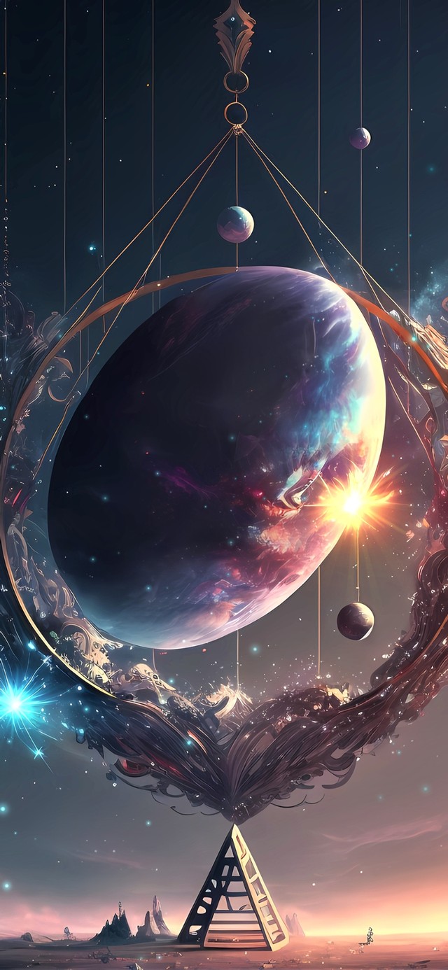 4k梦幻治愈炫酷星球