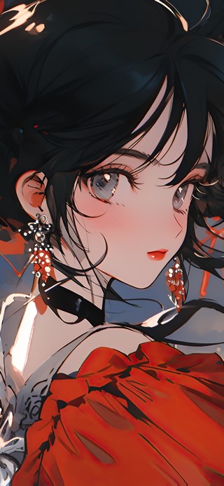 动漫插画女孩