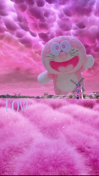 叮当猫粉黛乱子草