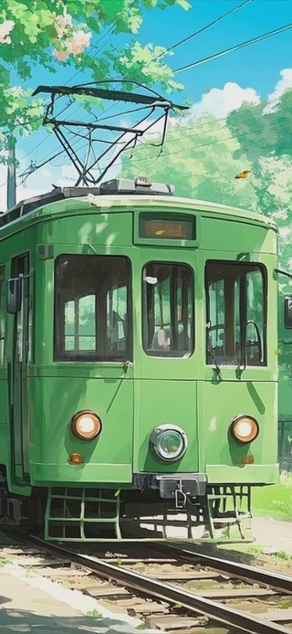 护眼绿景